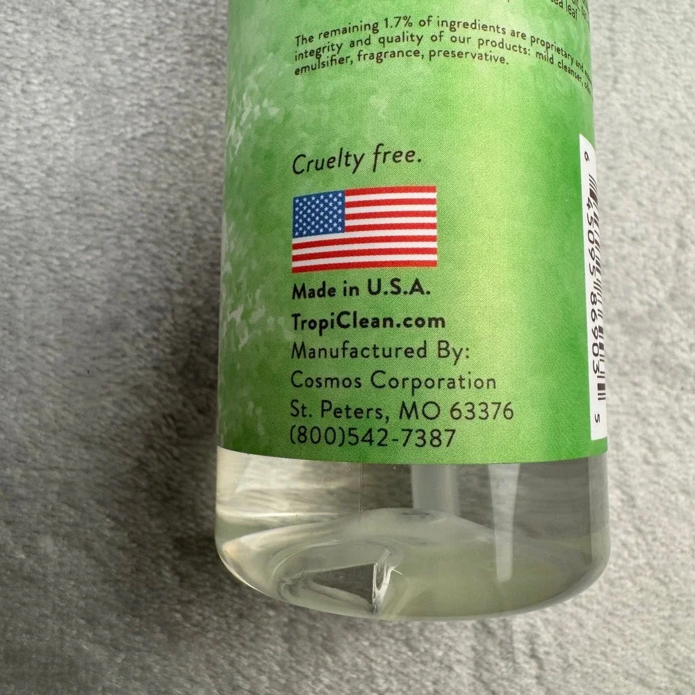 TROPICLEAN Waterless‎ Facial Cleanser Cats Dogs Missing Cap